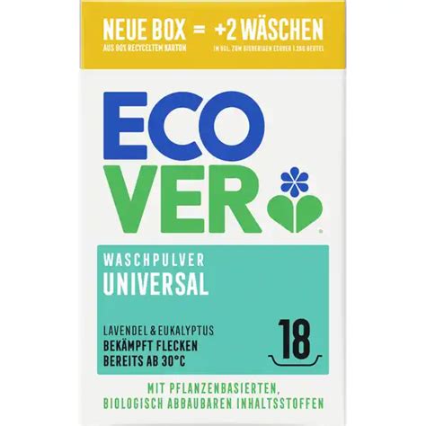 Ecover Universalwaschmittel Pulver Lavendel And Eukalyptus 18 Wl Online