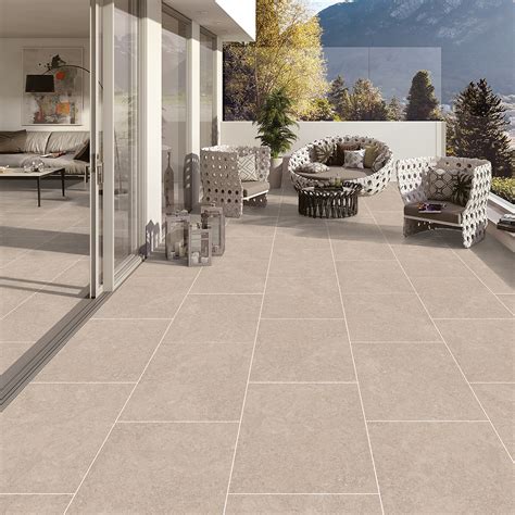 Beige Porcelain Paving Outdoor Porcelain Tiles Nustone