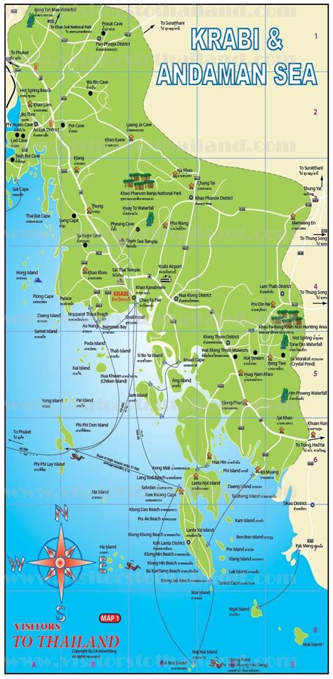 Krabi Provincial Map