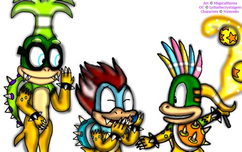 AT: Lemmy, Iggy, and Seth B. Koopa by MagicalHyena-FanArt on DeviantArt