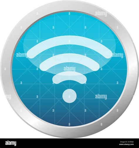 ICONO WIFI Vector aislado Ilustración Conexión de red inalámbrica