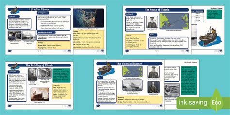 Free Ks Titanic Fact File Pack Teacher Made Twinkl