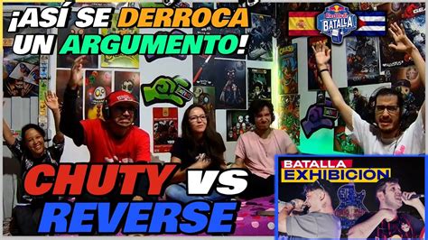 COLOMBIANOS REACCIONAN a CHUTY vs REVERSE ASÍ SE DERROCA UN ARGUMENTO