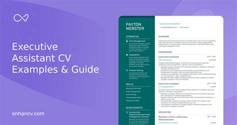 3 Executive Assistant CV Examples For 2024