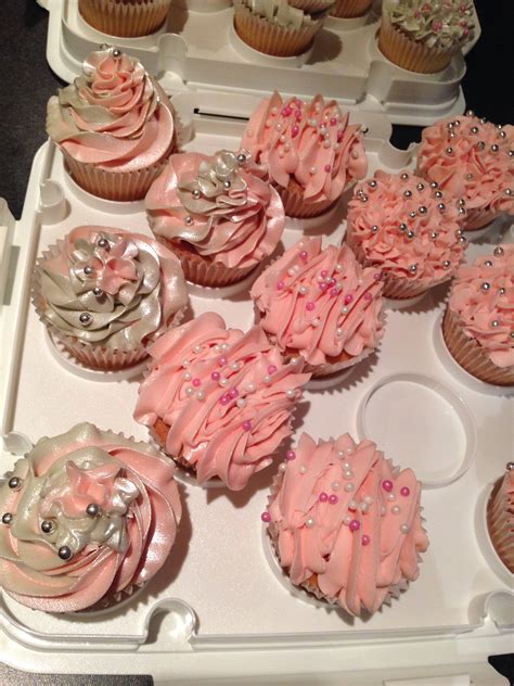 Pink And Silver Cupcakes Sweet 16 Party Themes