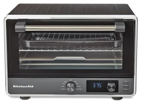 Kitchenaid® Digital Toaster Oven W 9 Functions Black Canadian Tire