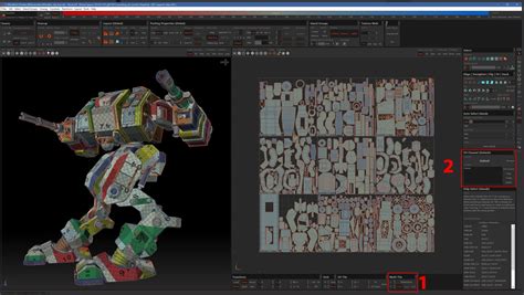 Rizomuv Virtual Spaces And Real Space Uv Mapping D Software Rizom Lab