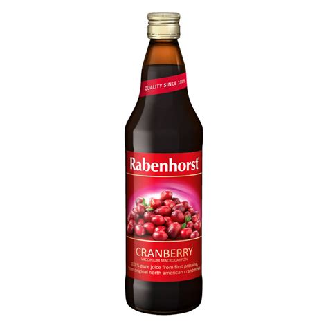 Rabenhorst Pure Cranberry Juice Ml Shopee Malaysia