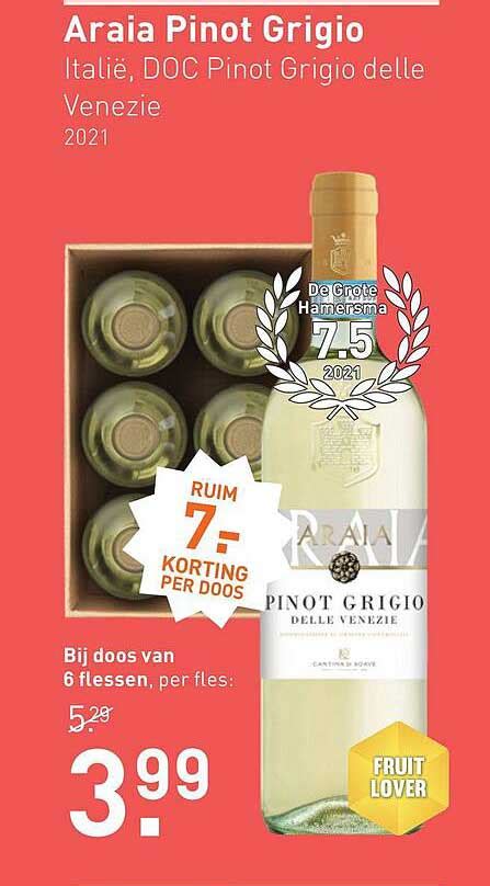 Araia Pinot Grigio Aanbieding Bij Gall Gall Folders Nl