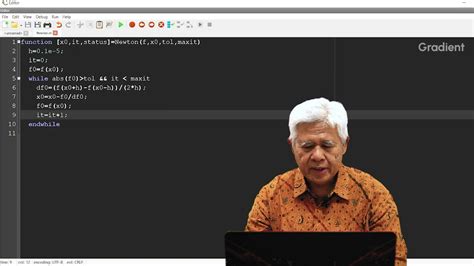 Materi Analisis Numerik: Implementasi Algoritma Metode Newton pada Octave/ Matlab