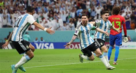 Messi Faz Gol Argentina Vence M Xico E Sobrevive Na Copa Do Mundo