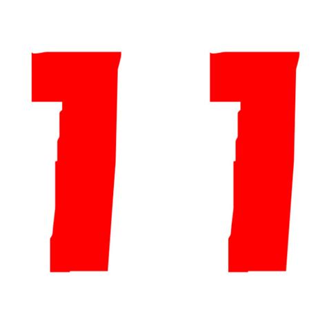 number 12 in red - Clip Art Library