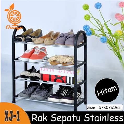 Rak Sepatu Serbaguna Rak Dapur Rak Multifungsi 5 Susun Stainless Steel