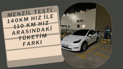 Tesla Model Y Otoban Hizlari Menz L Test Youtube