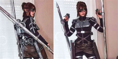 Attack on Titan Cosplay Nails Mikasa & Hange's Final Season Costumes