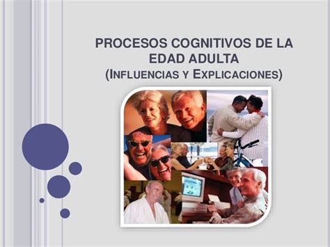 Procesos Cognitivos De La Edad Adulta Diapositivas