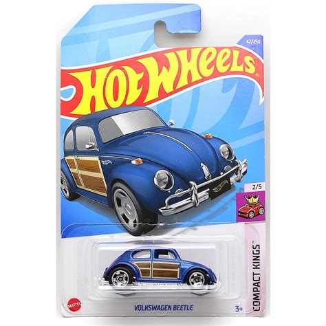 Hot Wheels Volkswagen Beetle Fusca Wood Compact Kings Lacrado Cartela