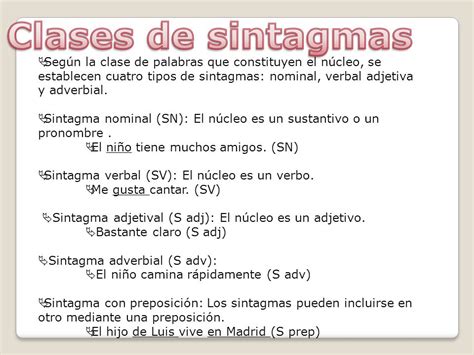 La oración y sus constituyentes ppt descargar