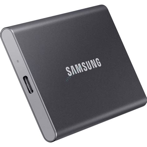 Внешний SSD 2Tb Samsung Portable SSD T7 USB 3.2 Type-C MU-PC2T0, Серый ...