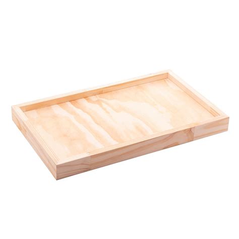 Bandeja Para Servir Café De Madeira Pinus 63cm X 30 5cm 24cm 13664