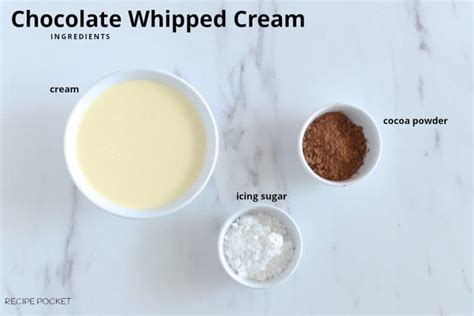 Chocolate Whipped Cream Recipe Recipe Pocket