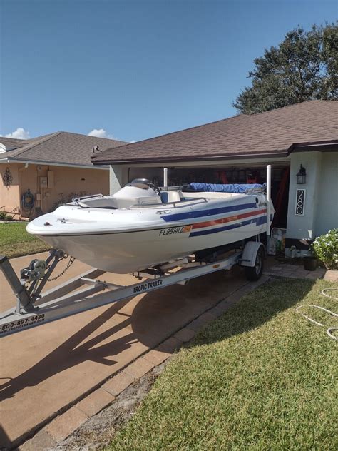 Hurricane Deck Boat For Sale 115 Hp Yamaha 4 Stroke Includes Trailer