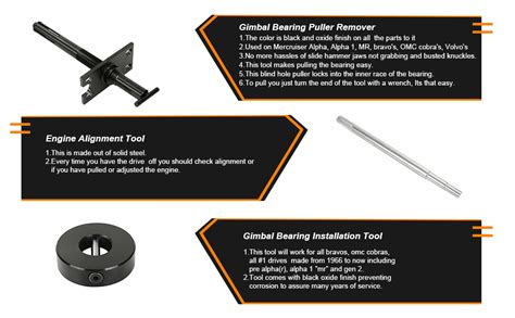 Amazon Gimbal Bearing Alignment And Install Kit Heavy Duty Engine