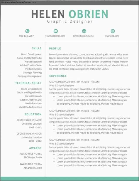 Modern Professional Resume Templates