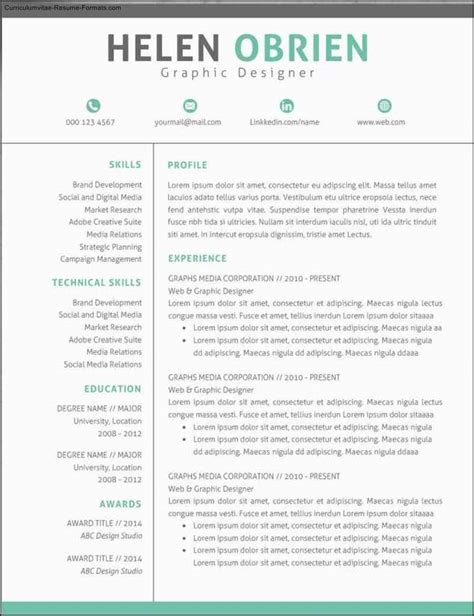 Free online modern resume templates - polfattack