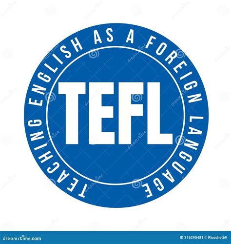 Tefl Teaching English As A Foreign Language Symbol Icon Stock