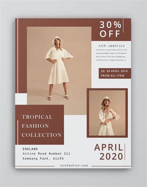 Fashion Flyer Template Psd Flyer Design Layout Brochure Design