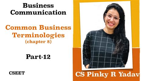 Cseet Business Communication Chapter Th May Part Youtube