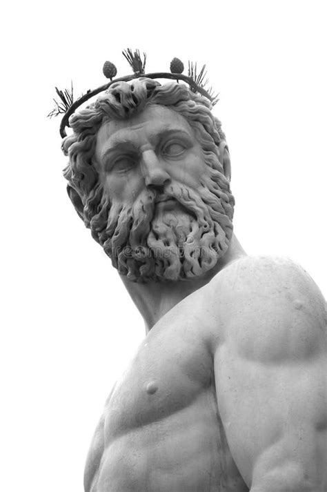 Neptune Greek God Statue Stock Photo Image Of Piazza