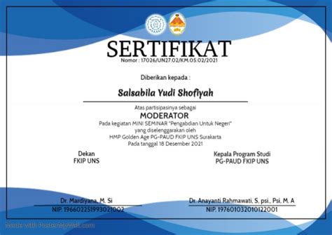 Salsabila Yudi Shofiyah Postermywall