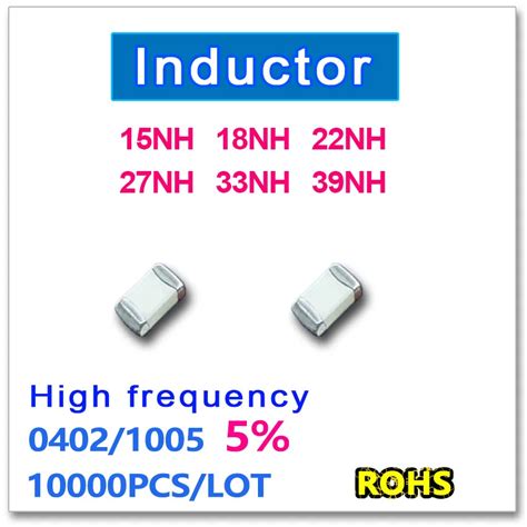 JASNPROSMA 0402 1005 De 10000 Uds Multicapa SMD Inductor De Frecuencia