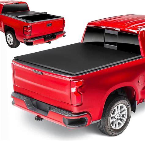 Soft Roll Up Truck Bed Tonneau Cover Fits For 2016 2023 Toyota Tacoma 6 74