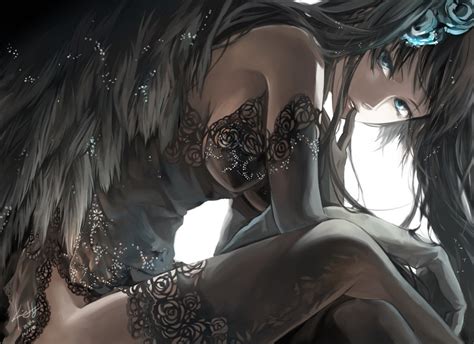 Wallpaper Gadis Anime Mitologi Kegelapan Screenshot 1138x828