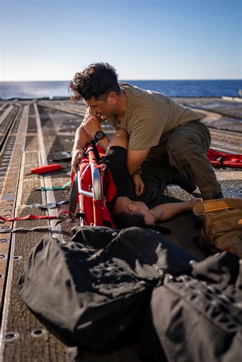 Dvids Images Hsm Aircrewmen Condcut A Patient Assessment Drill