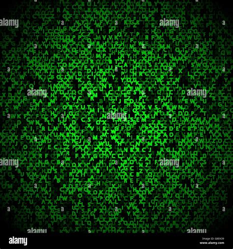 Fondo Matrix Con El Verde De Los S Mbolos El Desenfoque De Movimiento