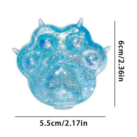 1pc Anti Stress Soft TPR Slow Rebound Sequins Maltose Pinch Toy Stress