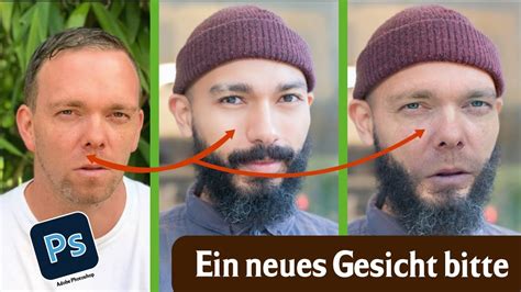 Gesicht Austauschen In Photoshop Einmal Facelift Bitte Youtube