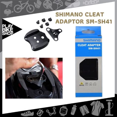 แผ่นรองคลีทสำหรับใส่คลีทเสือภูเขา Shimano Cleat Adaptor Sm Sh41