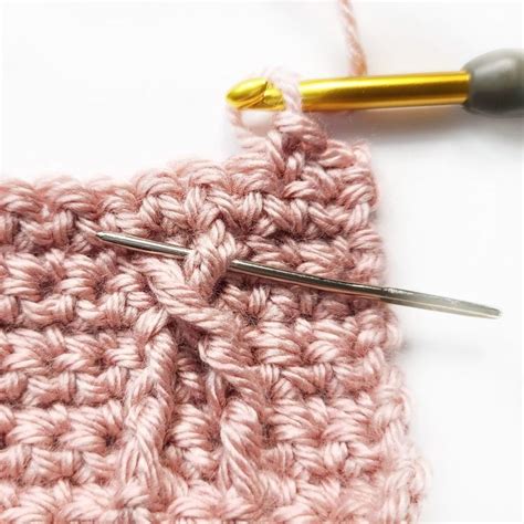 How To Crochet A Cable Stitch Easy Crochet Patterns Crochet Cables