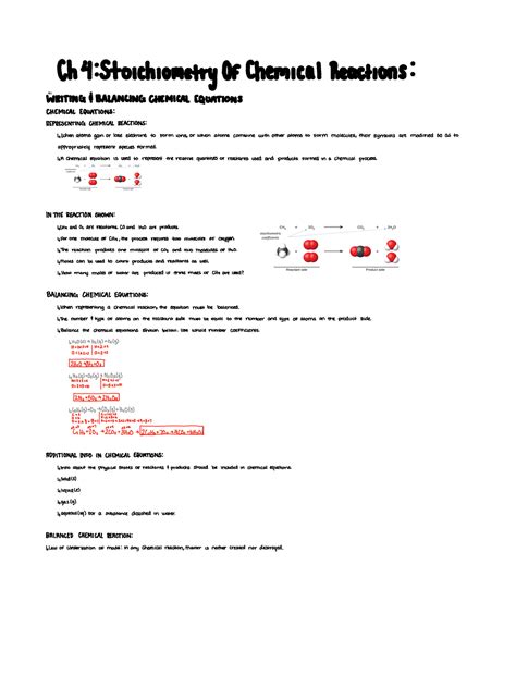 Chapter 4 Stoichiometry Of Chemical Reactions Ch 4 Stoichiometry Of