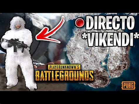 Jugando El Nuevo Mapa De Nieve Vikendi Pubg Pc Y Mobile Youtube