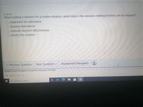 Answered 9 Of 15 When Making A Decision For A… Bartleby