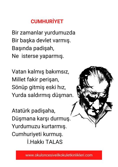 Ekim Cumhuriyet Bayram Iirleri