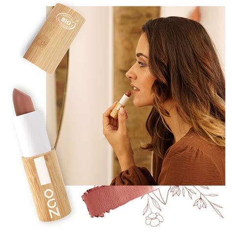 ZAO Cocoon Balm Lipstick Nude Collection Brownish Pink
