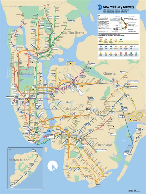 Accessible Stations Subway Map | PDF