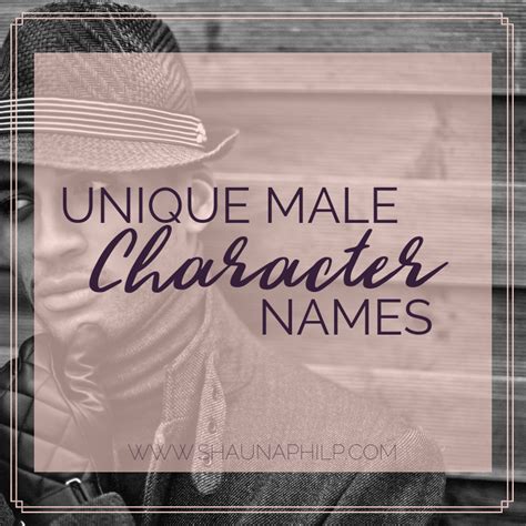 Unique Male Character Names Character Names Fantasy Male Names Guy